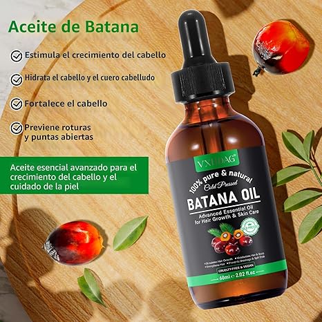 Aceite de Batana OFERTA 2X1 - Aceite Natural para el Crecimiento del Cabello (F)
