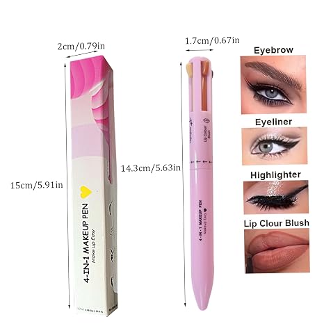 Lápiz De Maquillaje 4 En 1 Lápiz De Maquillaje Multifuncional