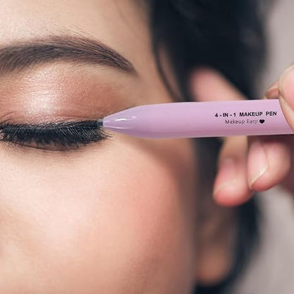 Lápiz De Maquillaje 4 En 1 Lápiz De Maquillaje Multifuncional
