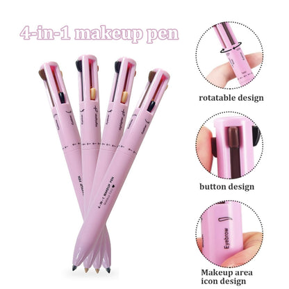 Lápiz De Maquillaje 4 En 1 Lápiz De Maquillaje Multifuncional