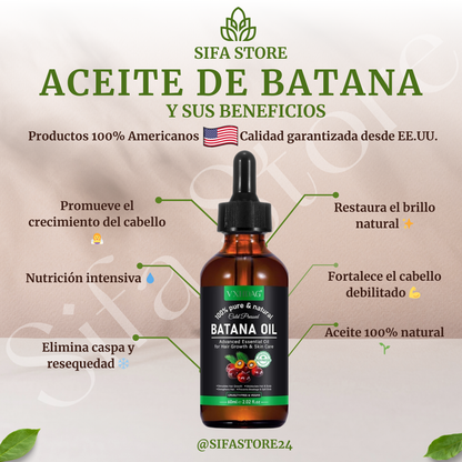 Aceite de Batana OFERTA 2X1 - Aceite Natural para el Crecimiento del Cabello (T)