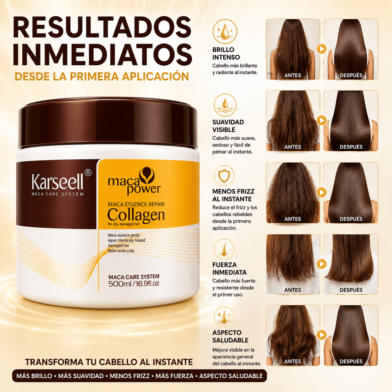 OFERTA 2 X 1  Kit Mascarilla Karseell Colageno Y Aceite Argan