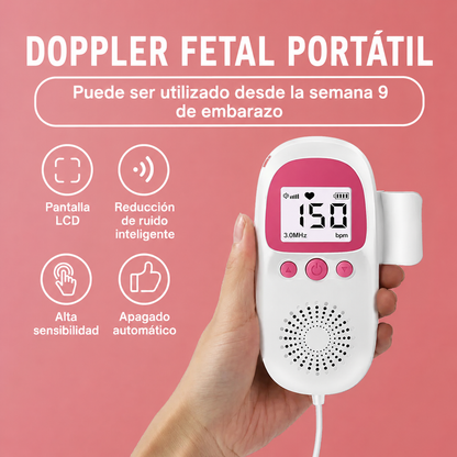 Monitor Fetal Doppler Latidos Corazón Bebé