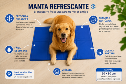 Manta Fría para Mascotas
