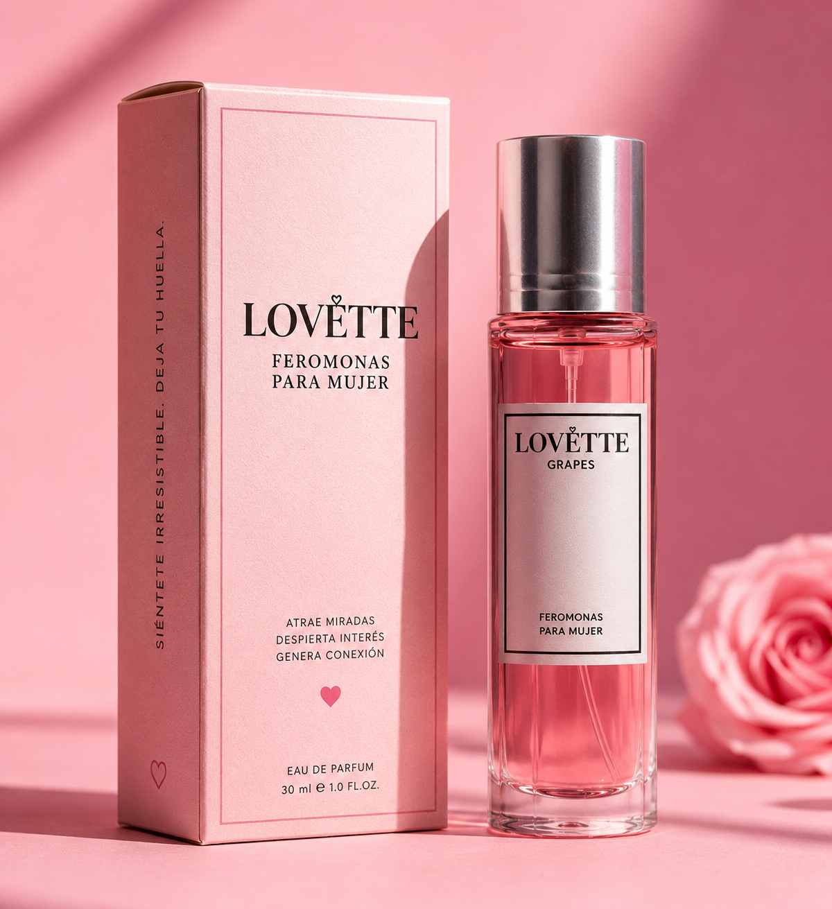 Perfume de feromonas para mujer - El secreto de tu atracción