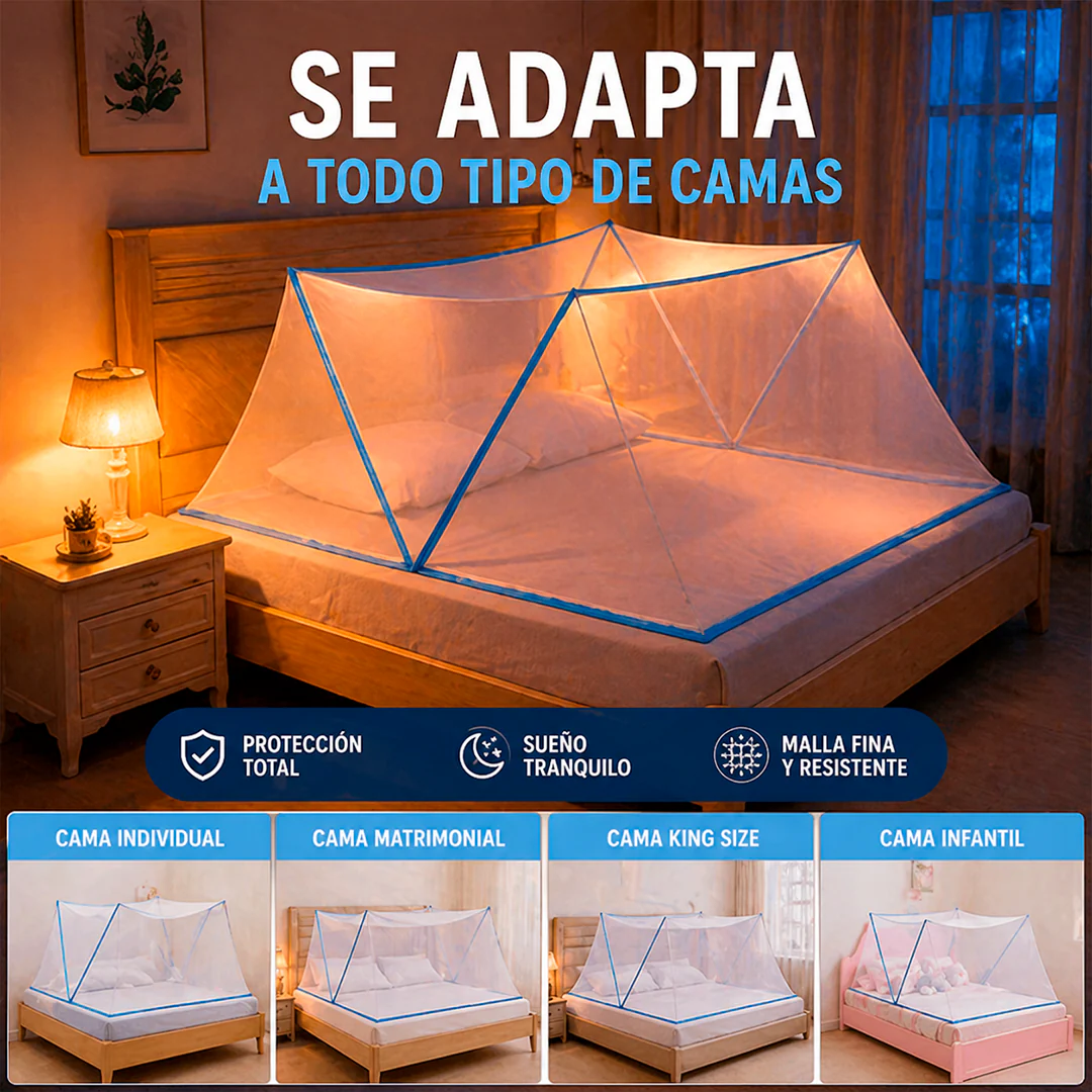 Mosquitero Pegable - Duerme tranquilo sin mosquitos toda la noche